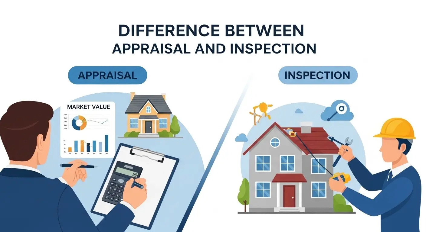 Difference Between Appraisal and Inspection