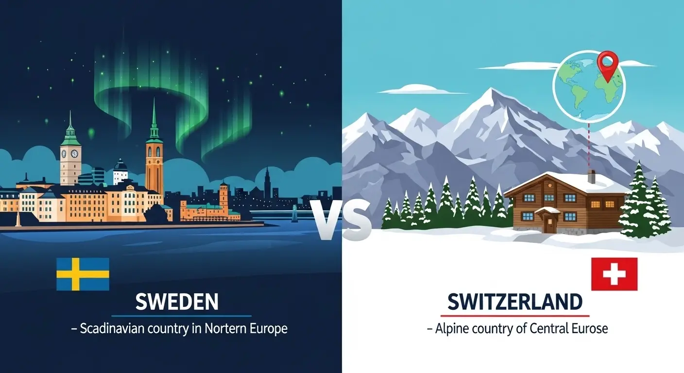 Difference Between Sweden and Switzerland