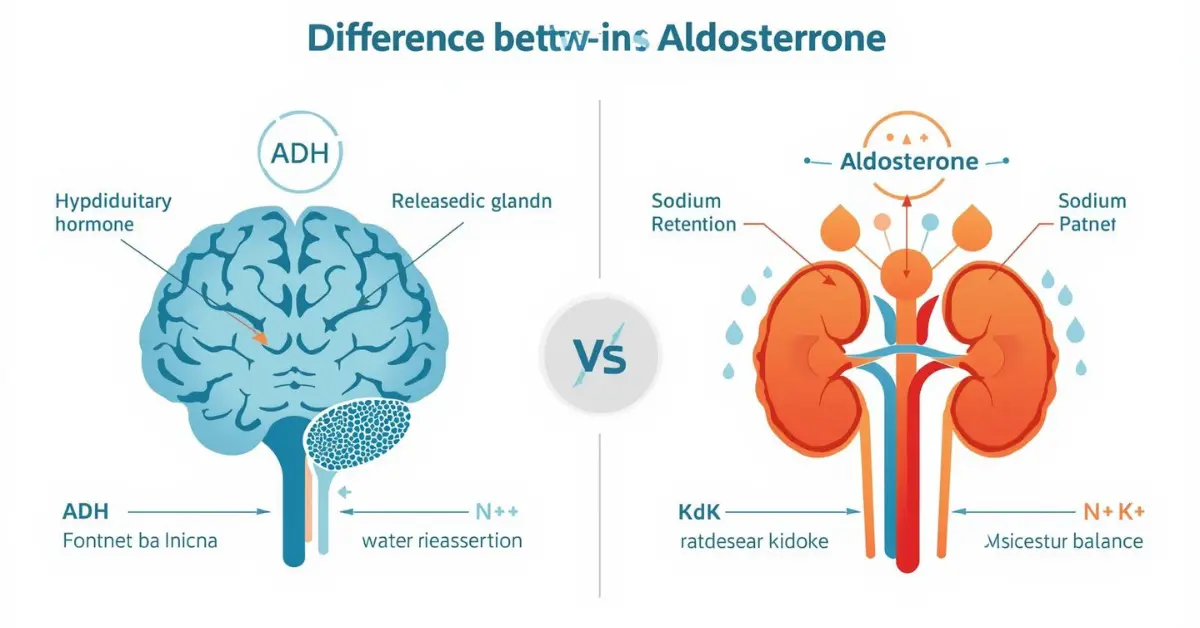 Difference Between ADH and Aldosterone