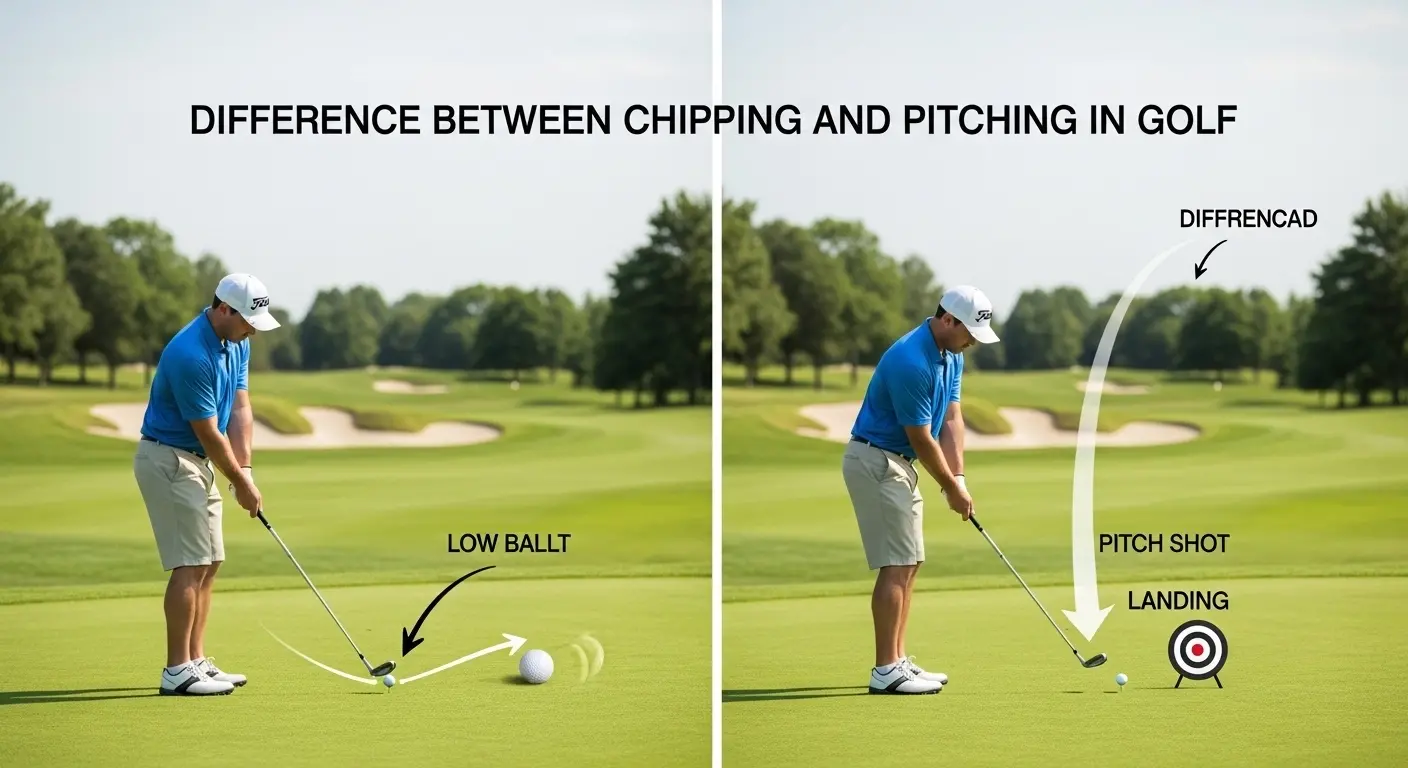 Difference Between Chipping and Pitching in Golf