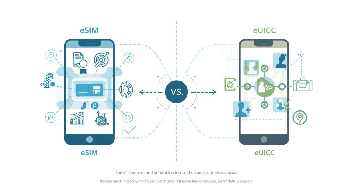 Difference Between eSIM and eUICC