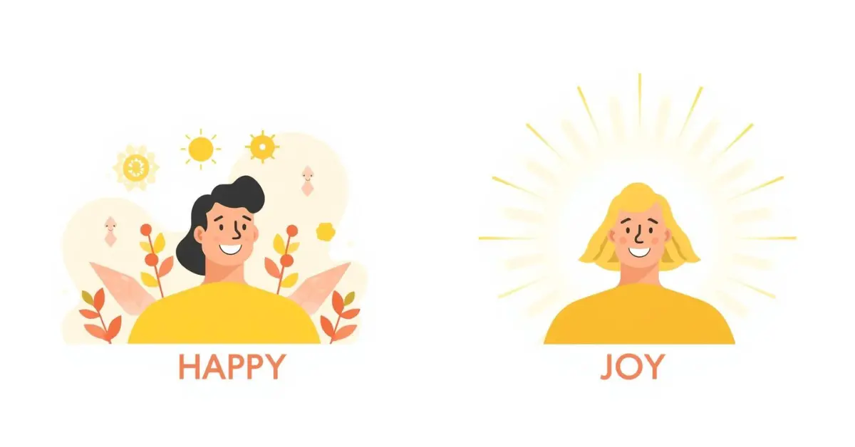 Difference Between Happy and Joy