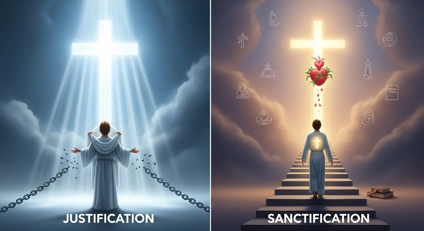 Difference Between Justification and Sanctification