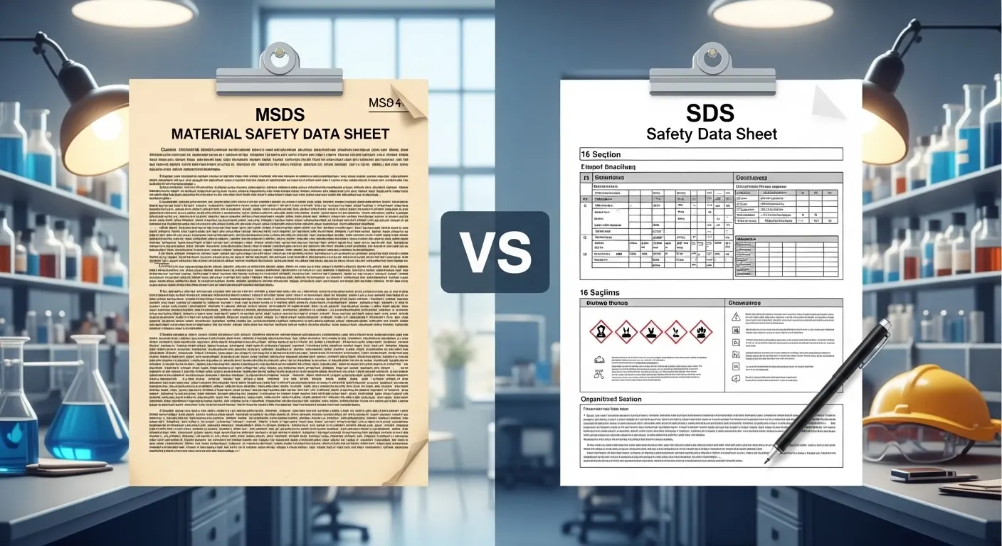 Difference Between MSDS and SDS