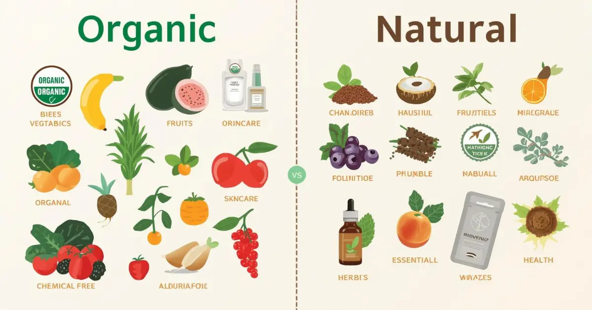Difference Between Organic and Natural