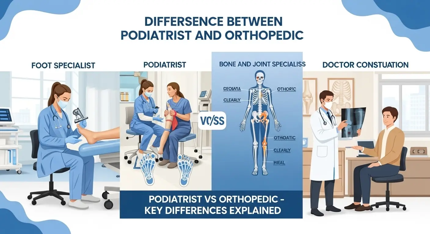 Difference Between Podiatrist and Orthopedic