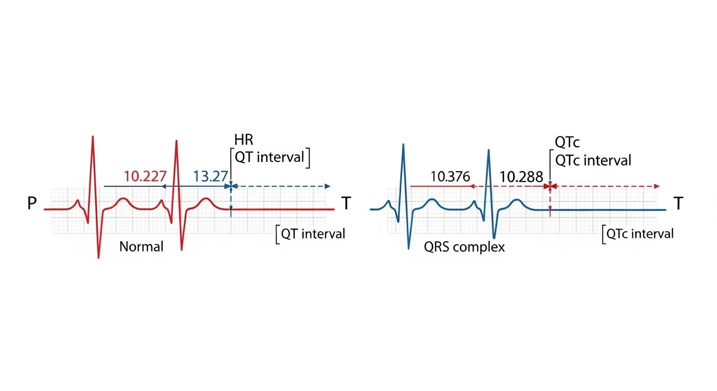 Difference Between QT and QTc
