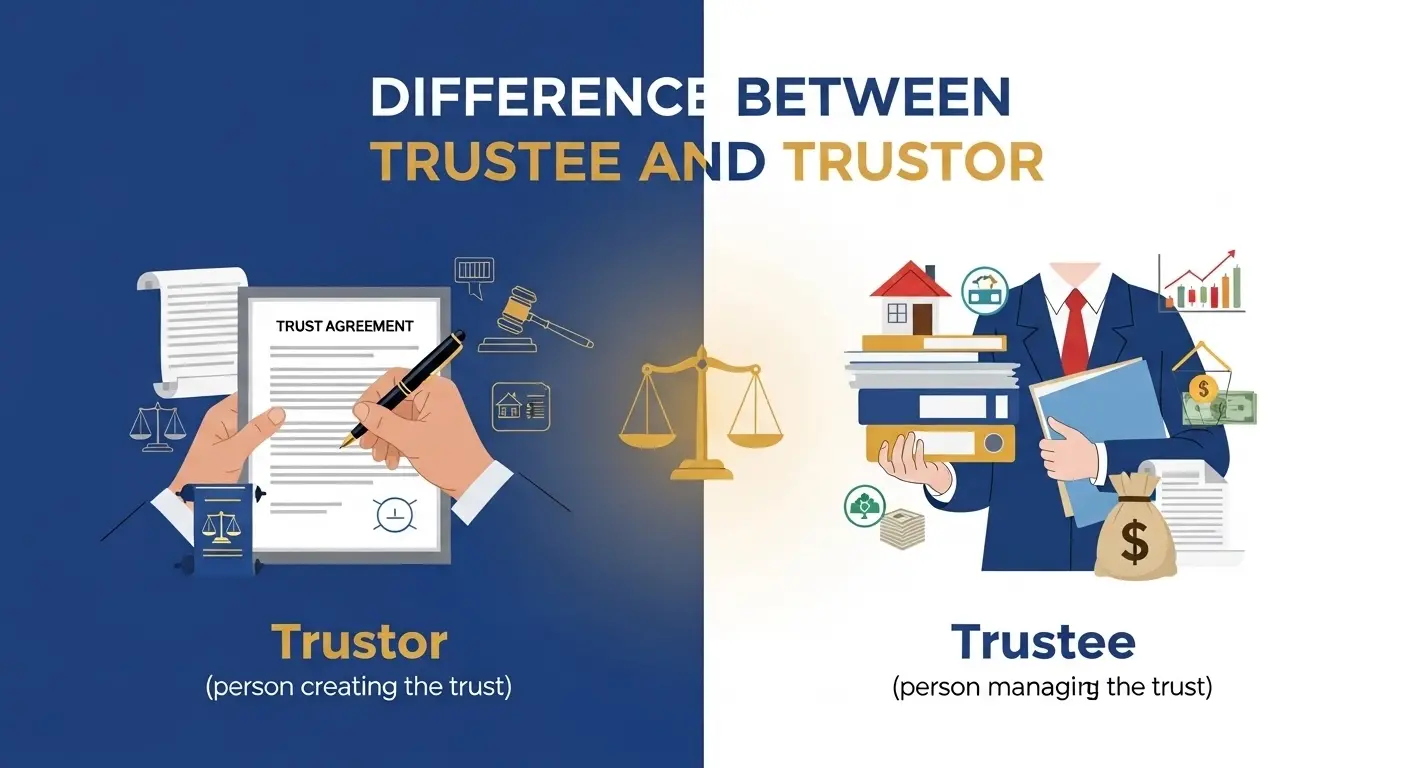 Difference Between Trustee and Trustor