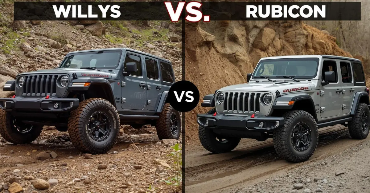Difference Between Willys and Rubicon