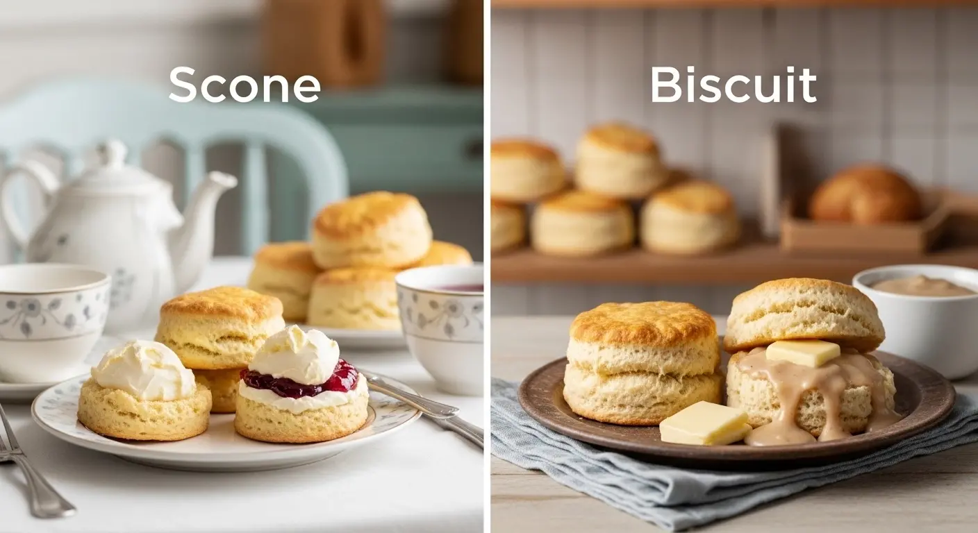 Difference Between Scone and Biscuit