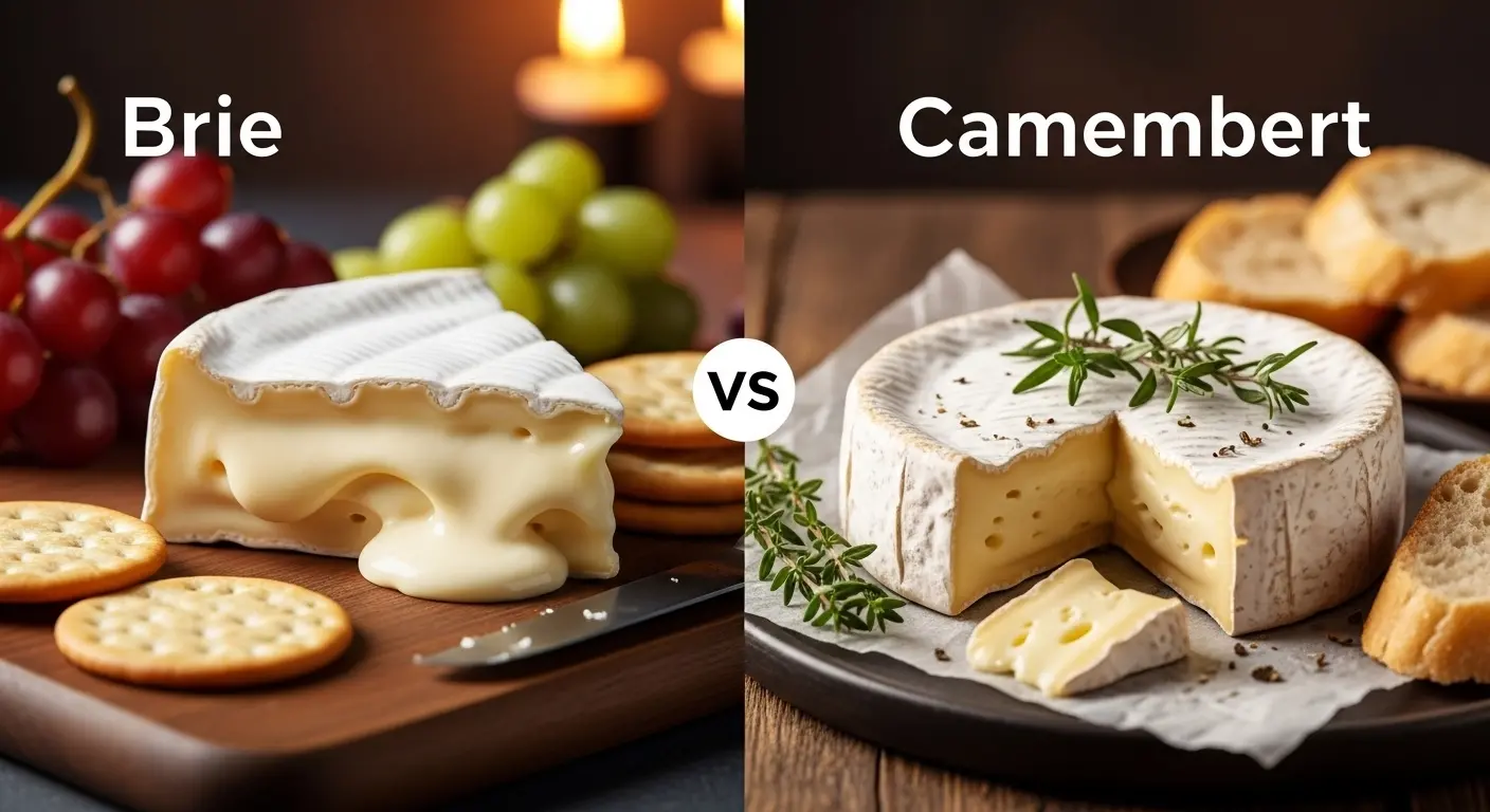 Difference Between Brie and Camembert