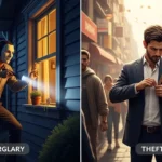 Difference Between Burglary and Theft