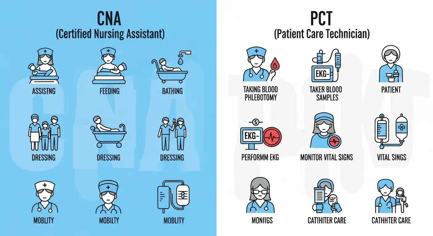 Difference Between CNA and PCT