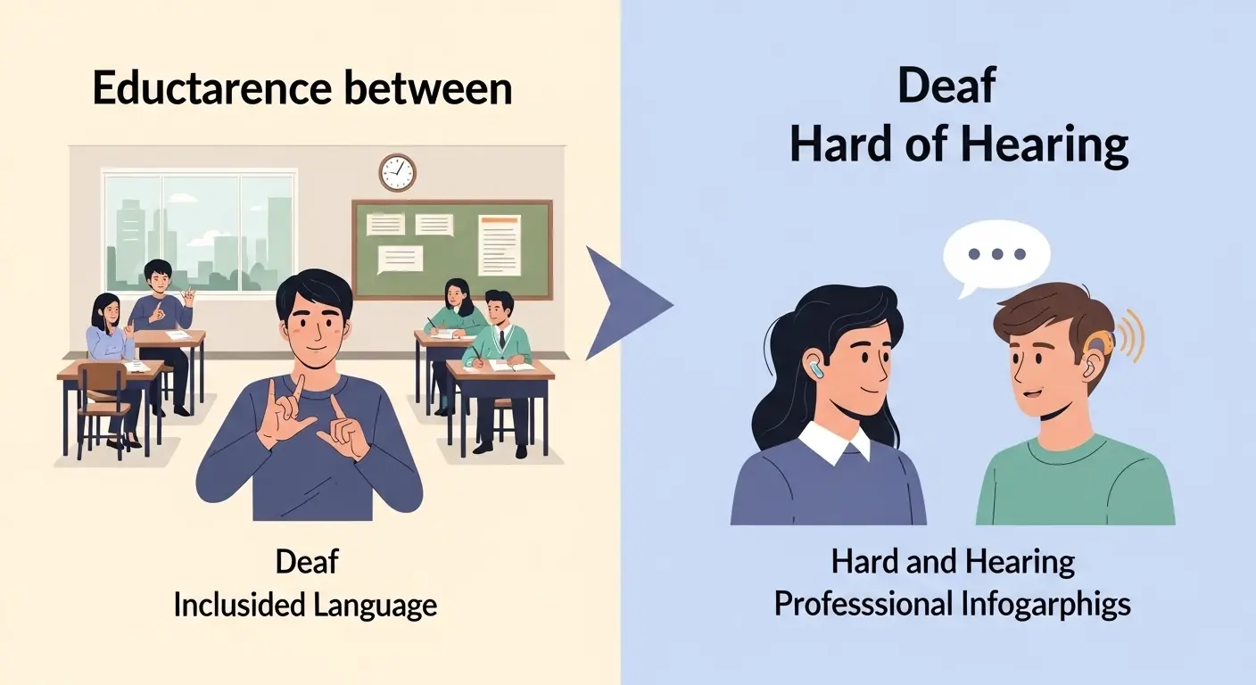 Difference Between Deaf and Deaf