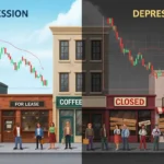 Difference Between Depression and Recession