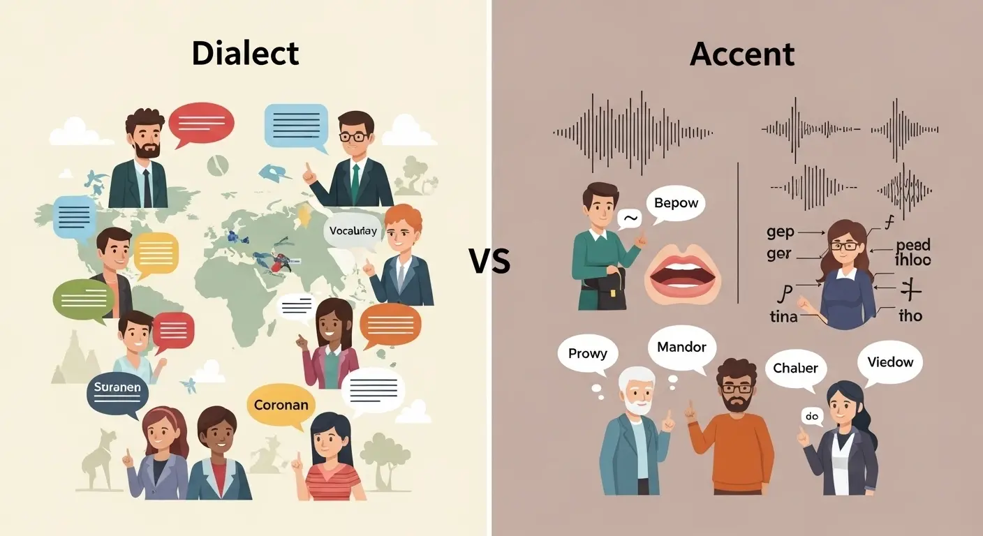 Difference Between Dialect and Accent