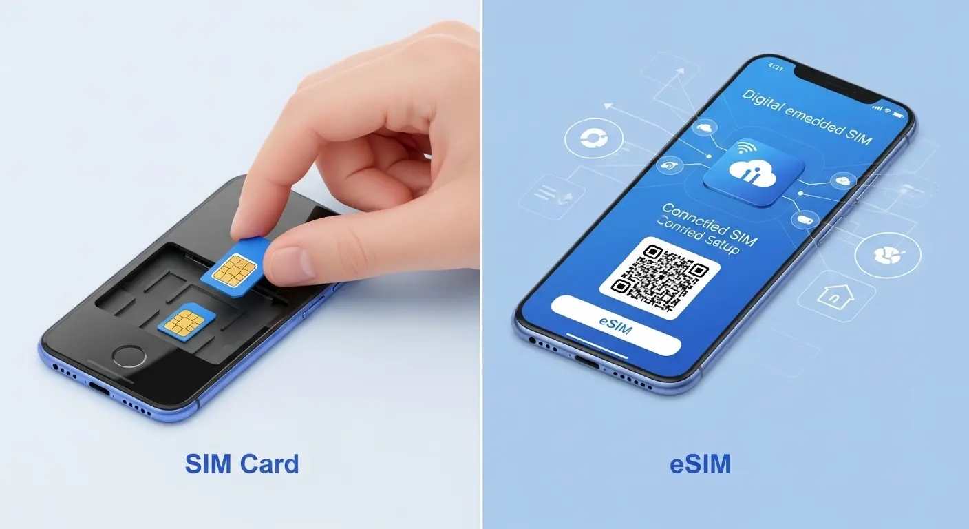 Difference Between eSIM and SIM