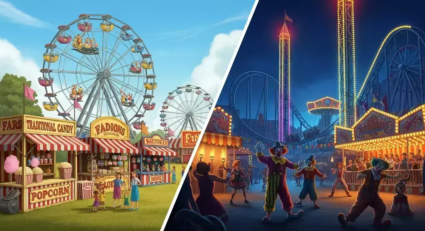 Difference Between Fair and Carnival