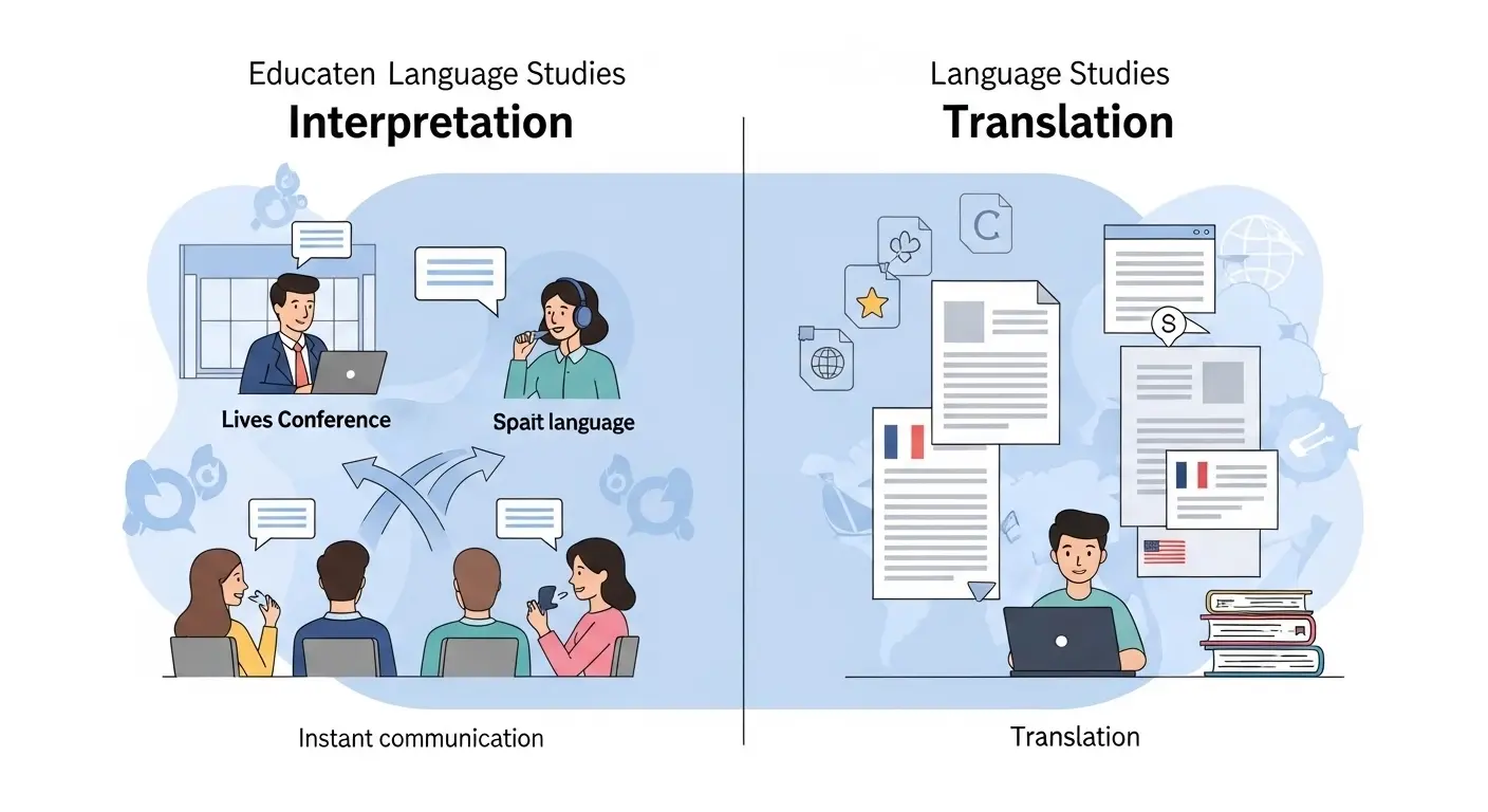 Difference Between Interpretation and Translation