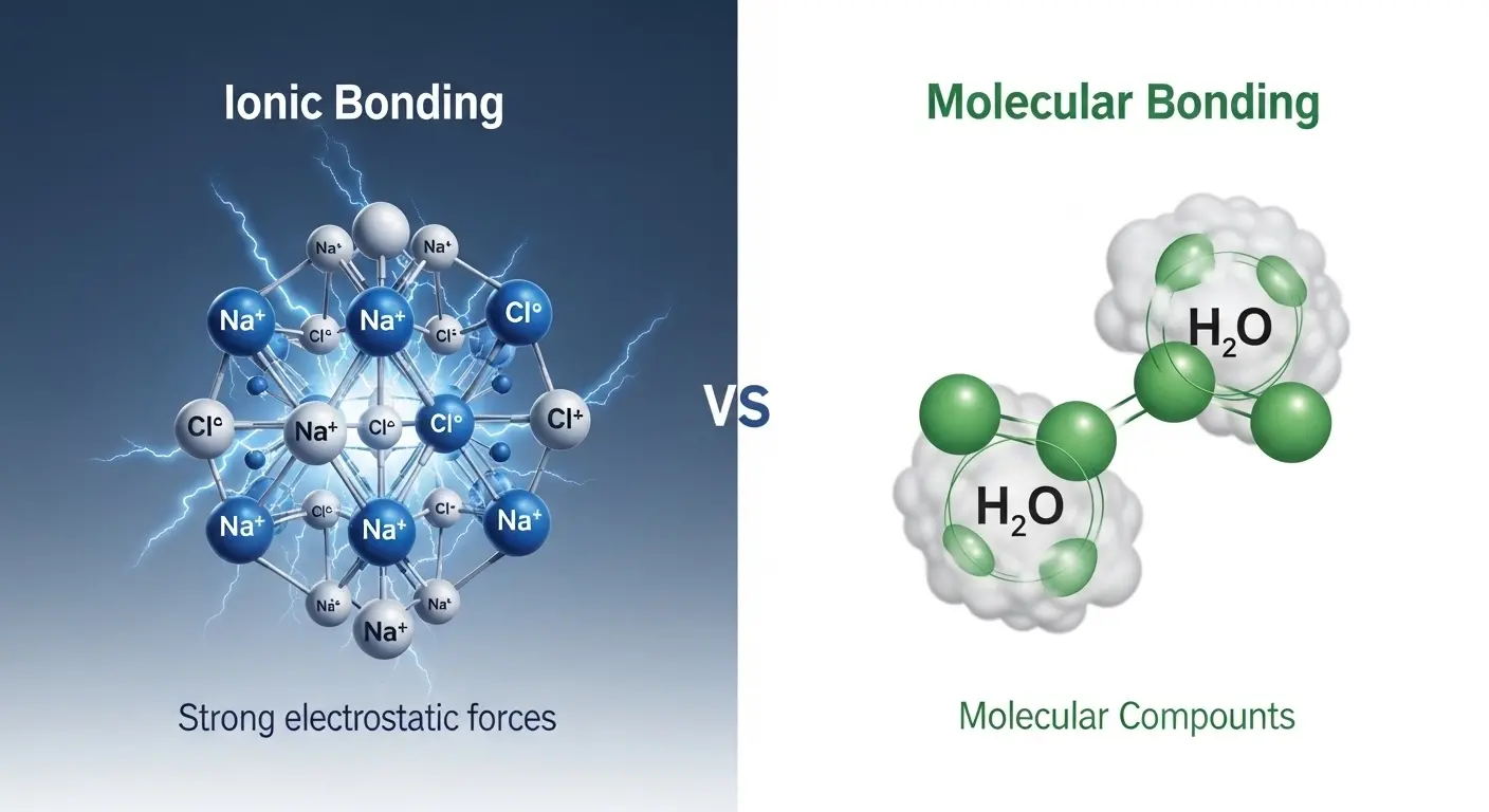 Difference Between Ionic and Molecular