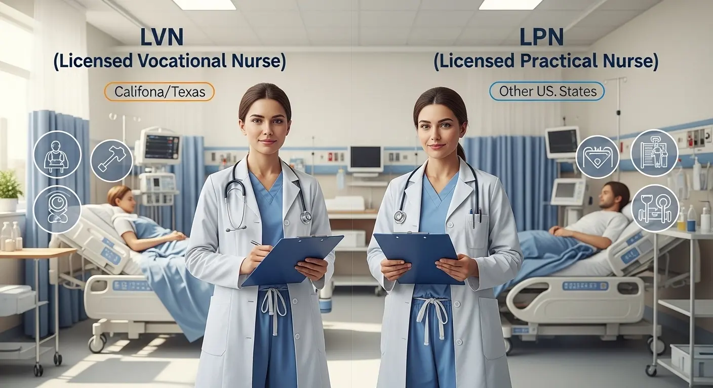 Difference Between LVN and LPN