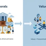 Difference Between Morals and Values