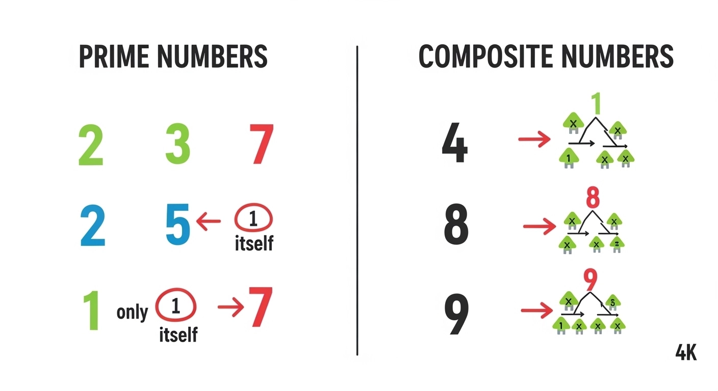 Difference Between Prime and Composite