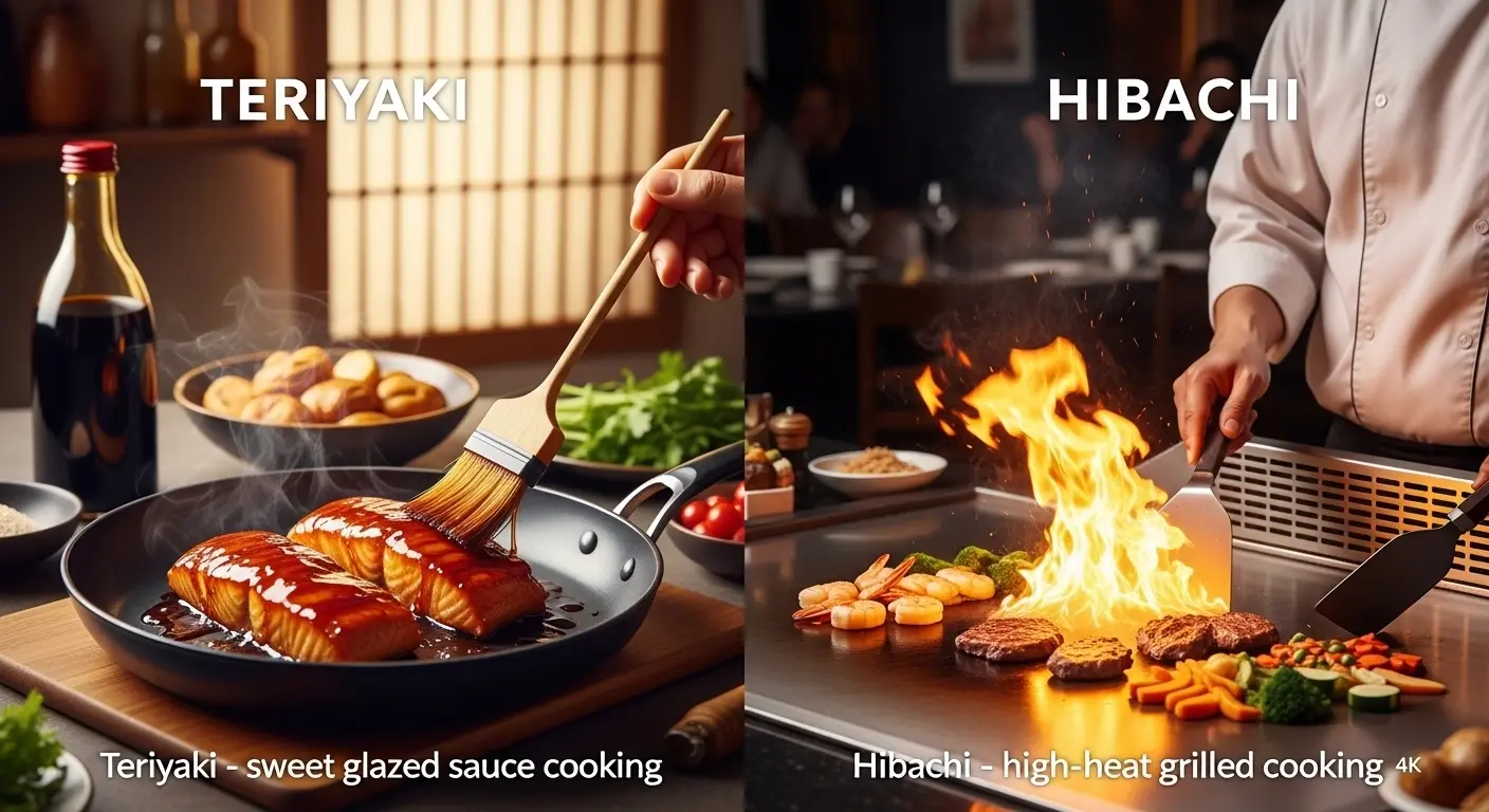 Difference Between Teriyaki and Hibachi