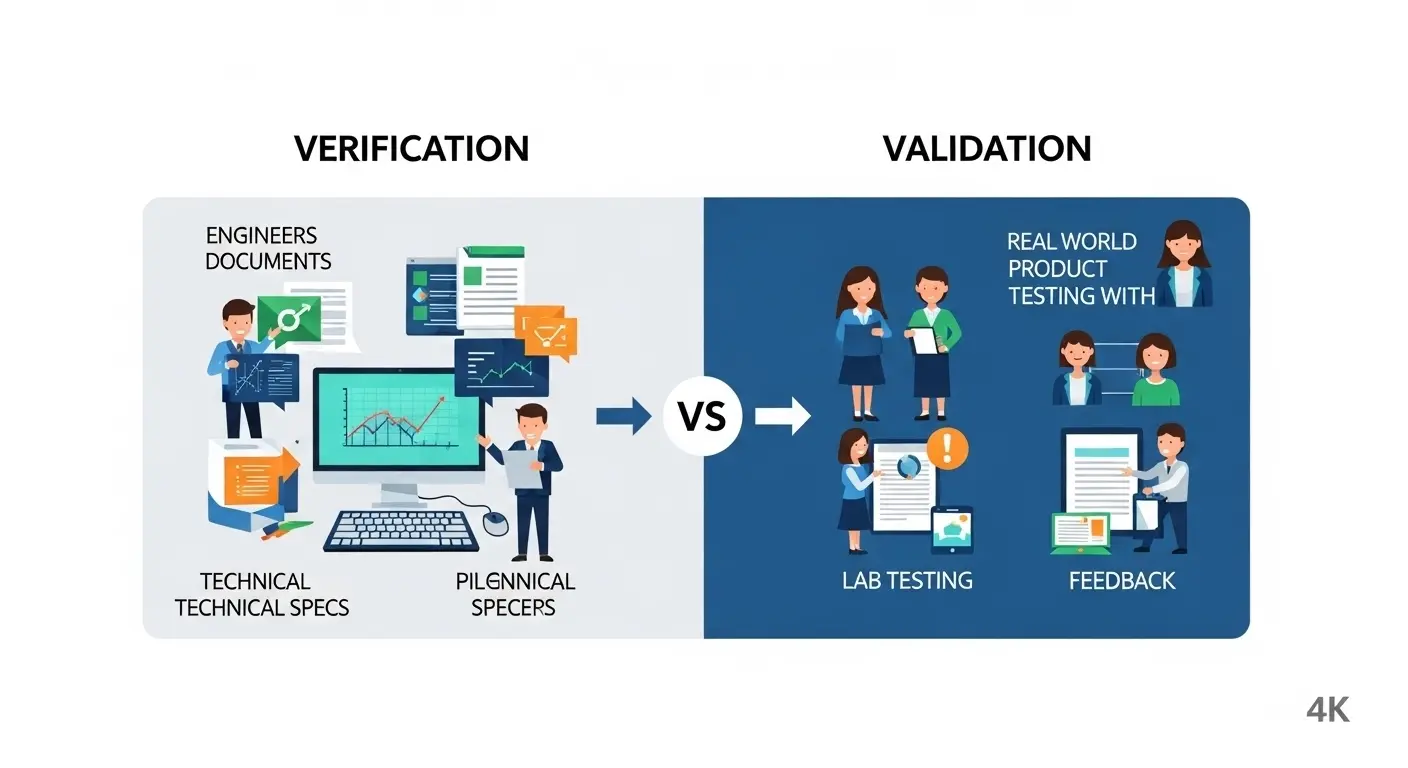 Difference Between Validation and Verification