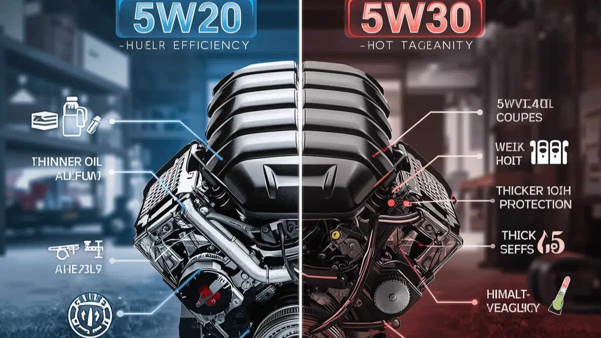 Difference Between 5W20 and 5W30