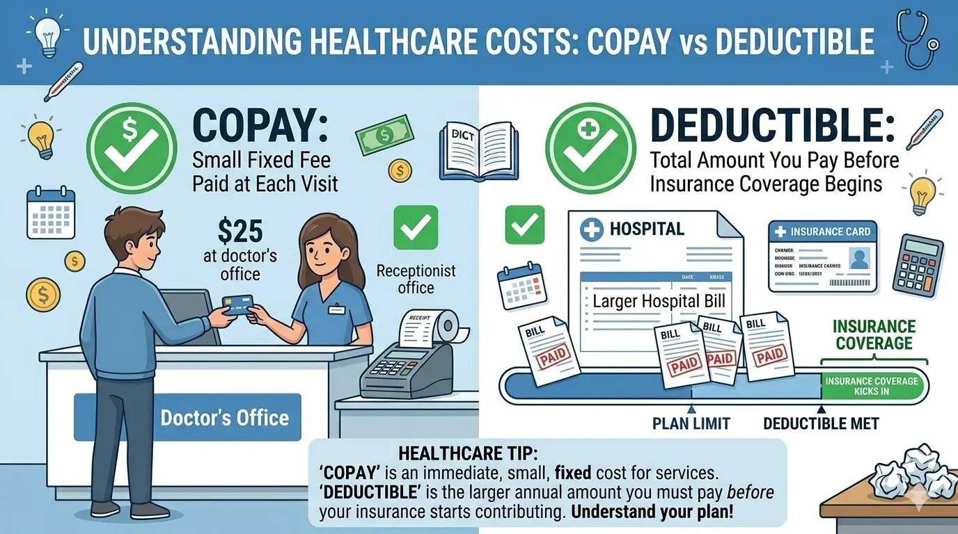 Difference Between Copay and Deductible