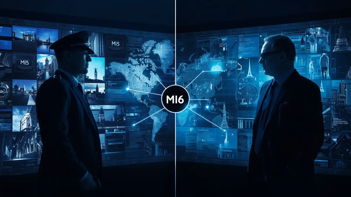 difference between mi5 and mi6