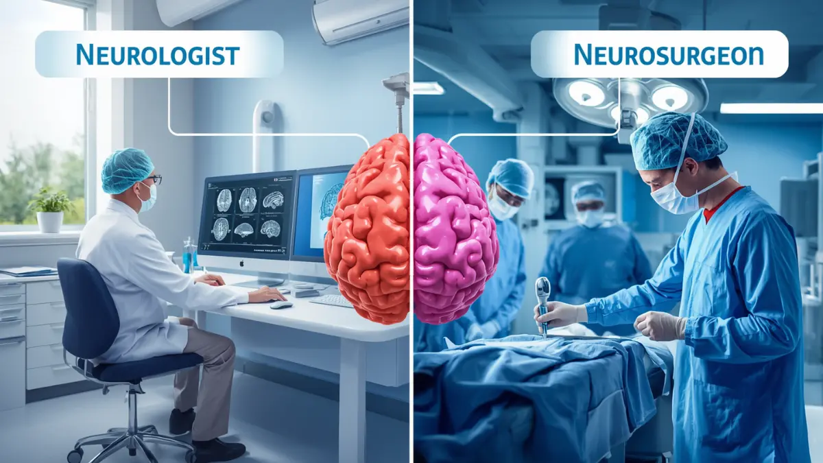 Difference Between Neurologist and Neurosurgeon