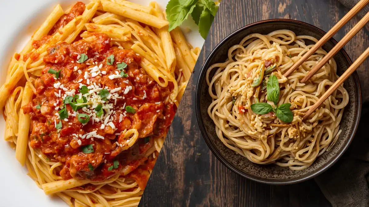 Difference Between Pasta and Noodles