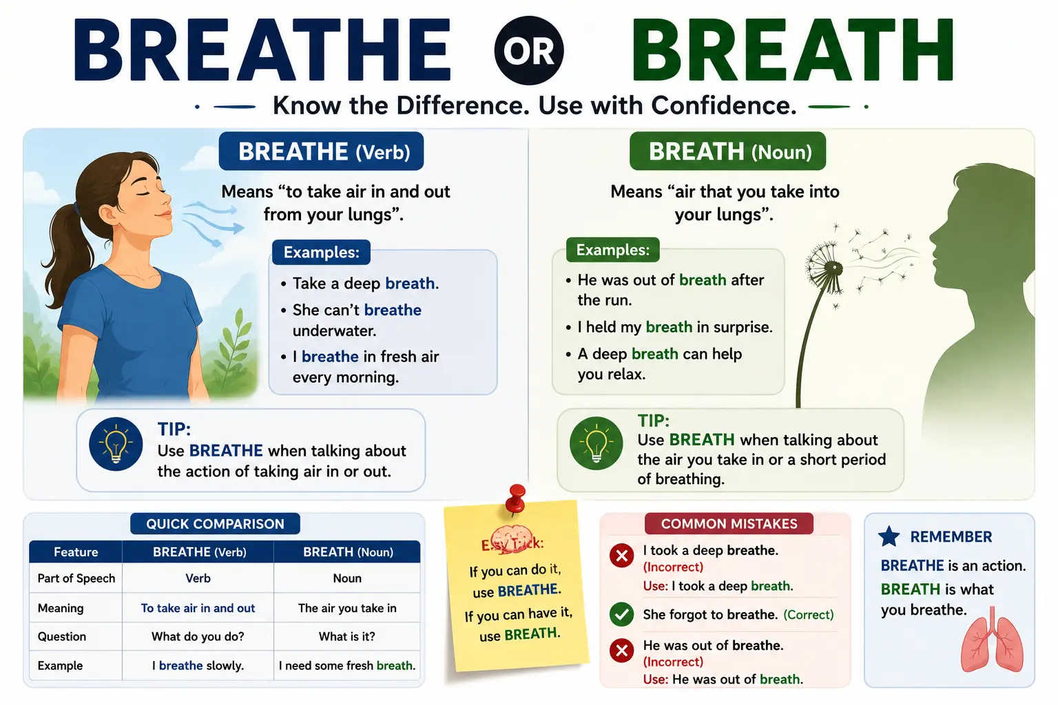 Breathe or Breath