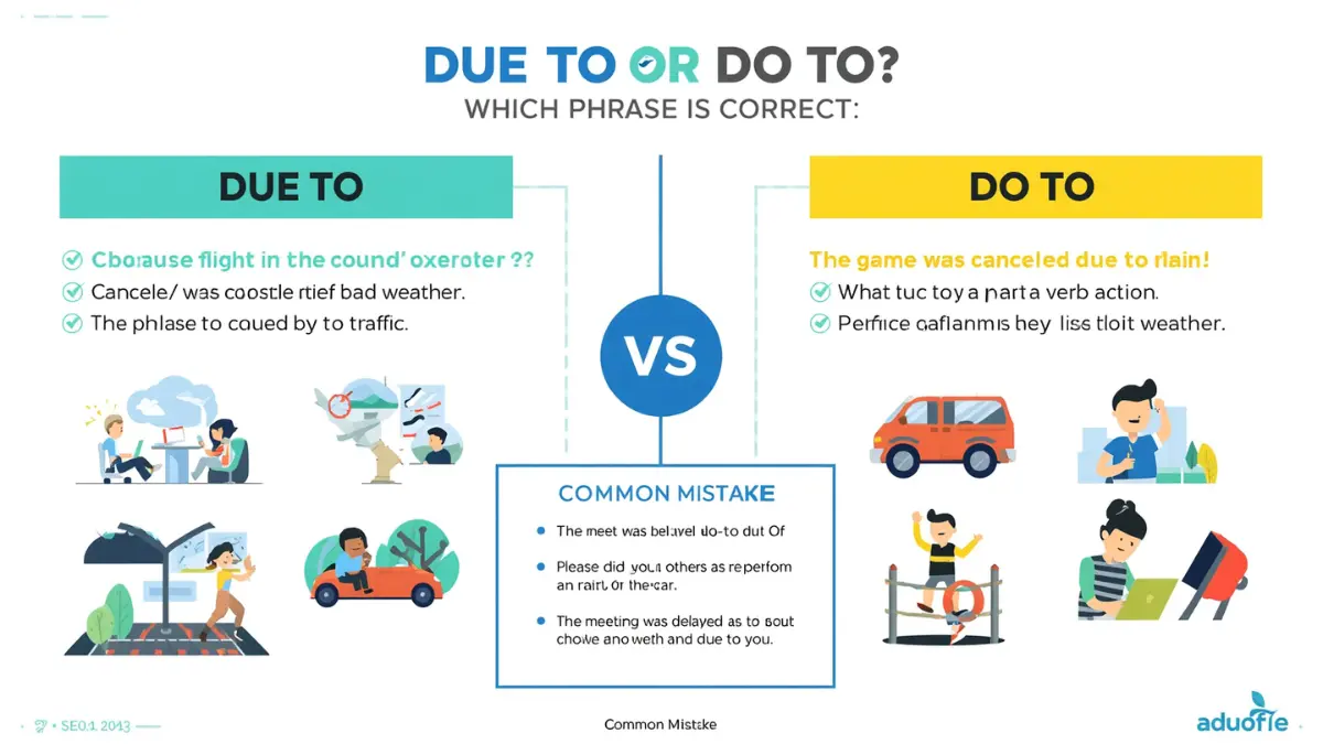 Due to or Do to
