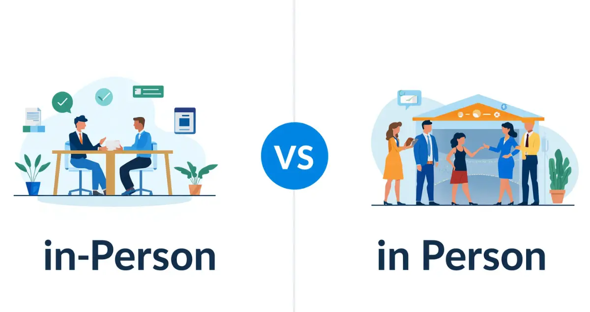 In-Person or In Person