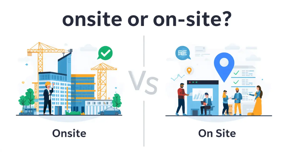 Onsite or On Site