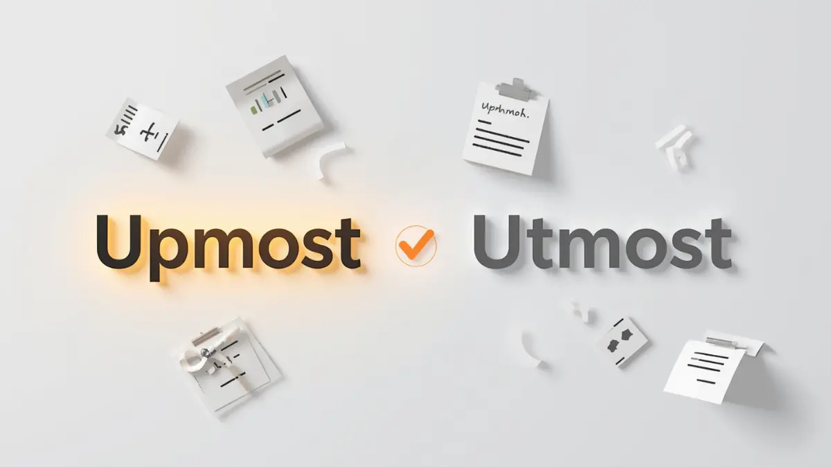 Upmost or Utmost